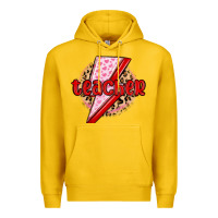 Lemon teacher lightning bolt valentines day Premium Hoodie - MaliasSmallBusiness