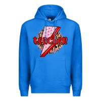 True Royal teacher lightning bolt valentines day Premium Hoodie - MaliasSmallBusiness