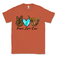 Copper peace love cow Classic Tee - RanaPortraitStore