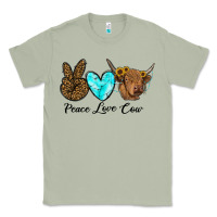 Matcha peace love cow Classic Tee - RanaPortraitStore