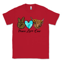 Red peace love cow Classic Tee - RanaPortraitStore