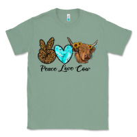 Sage peace love cow Classic Tee - RanaPortraitStore