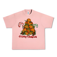 Salmon Merry Christmas Basketball Urban Heavy Tee - RanaPortraitStore