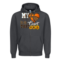 Smoke my heart is on that court Zipper Hoodie - HRA Design Shop