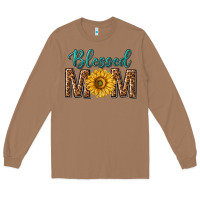 Toasted Coconut western blessed mom with sunflower Long Sleeve Tee - texasbilliewilder