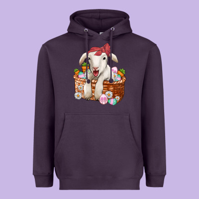 Easter Lamb Heavyweight Hoodie Designed By Jasminsmagicworld