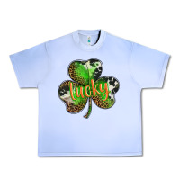Grape Ice st. patricks day lucky shamrock Urban Heavy Tee - BarkalooDesign