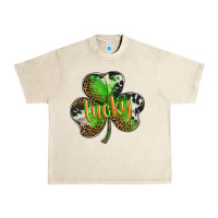 Sandshell st. patricks day lucky shamrock Urban Heavy Tee - BarkalooDesign