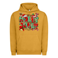 Pigment Peanut Butter holly jolly christmas Urban Hoodie - MaliasSmallBusiness