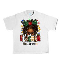 Lunar Rock teacher life afro locs messy bun Urban Heavy Tee - texasbilliewilder