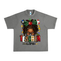 Tornado teacher life afro locs messy bun Urban Heavy Tee - texasbilliewilder