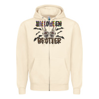 Sandshell halloween brother Zipper Hoodie - CowhideDigitalArt