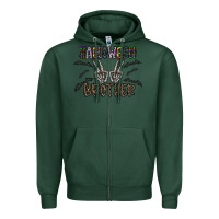 Sports Green halloween brother Zipper Hoodie - CowhideDigitalArt
