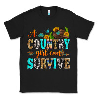 Black a country girl can survive Classic Tee - Zillion Design Studio