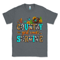 Charcoal Heather a country girl can survive Classic Tee - Zillion Design Studio