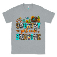 Heather Grey a country girl can survive Classic Tee - Zillion Design Studio