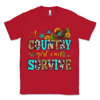 Red a country girl can survive Classic Tee - Zillion Design Studio