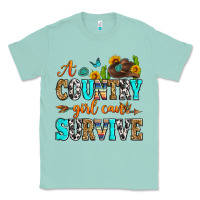 Seafoam a country girl can survive Classic Tee - Zillion Design Studio