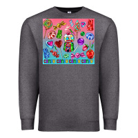 Charcoal Heather candy Premium Sweatshirt - AdoDesignShop