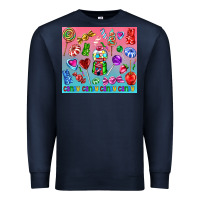 Navy candy Premium Sweatshirt - AdoDesignShop