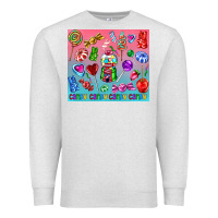 Oatmeal Heather candy Premium Sweatshirt - AdoDesignShop