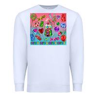 White candy Premium Sweatshirt - AdoDesignShop