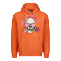 Carrot valentine's day skull Premium Hoodie - MaliasSmallBusiness