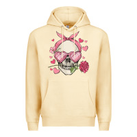 Pina Colada valentine's day skull Premium Hoodie - MaliasSmallBusiness