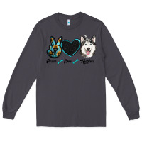 Smoke peace love huskies Long Sleeve Tee - RanaPortraitStore