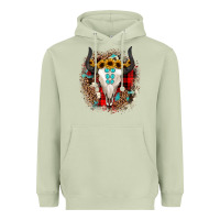 Matcha bullskull christmas Heavyweight Hoodie - JahusDesignShop