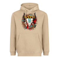 Mushroom bullskull christmas Heavyweight Hoodie - JahusDesignShop