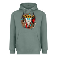 Sage bullskull christmas Heavyweight Hoodie - JahusDesignShop