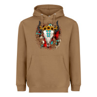 Toasted Coconut bullskull christmas Heavyweight Hoodie - JahusDesignShop