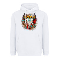 White bullskull christmas Heavyweight Hoodie - JahusDesignShop