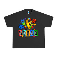 Pigment Black softball support squad autism Urban Heavy Tee - Zillion Design Studio