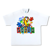 White softball support squad autism Urban Heavy Tee - Zillion Design Studio