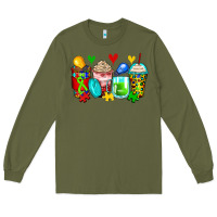 Army Green autism coffee cups Long Sleeve Tee - Zillion Design Studio