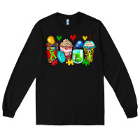 Black autism coffee cups Long Sleeve Tee - Zillion Design Studio