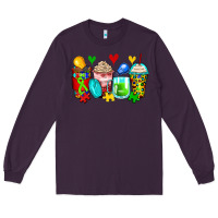 Plum autism coffee cups Long Sleeve Tee - Zillion Design Studio