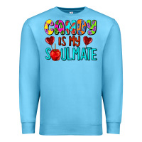 Ocean Blue candy is my soulmate Premium Sweatshirt - AdoDesignShop