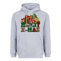 Heather Grey merry xmas with christmas Heavyweight Hoodie - AdoDesignShop