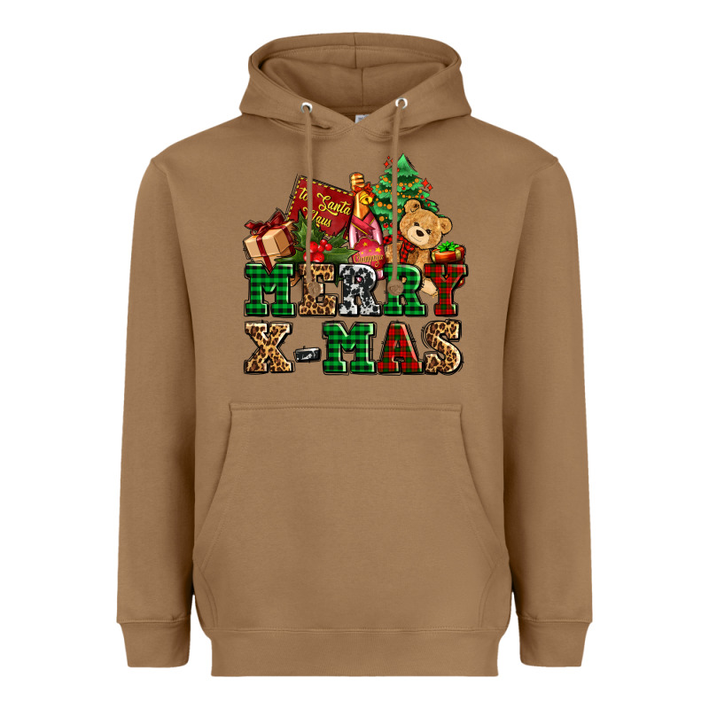 Merry Xmas With Christmas Heavyweight Hoodie by AdoDesignShop | Teevron