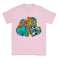 Bubblegum Pink western turquoise hearts Classic Tee - Zillion Design Studio