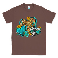 Chestnut western turquoise hearts Classic Tee - Zillion Design Studio