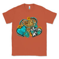 Copper western turquoise hearts Classic Tee - Zillion Design Studio