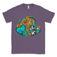 Lavender western turquoise hearts Classic Tee - Zillion Design Studio