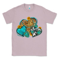 Lilac western turquoise hearts Classic Tee - Zillion Design Studio