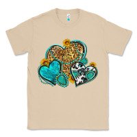 Mushroom western turquoise hearts Classic Tee - Zillion Design Studio