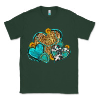 Sports Green western turquoise hearts Classic Tee - Zillion Design Studio