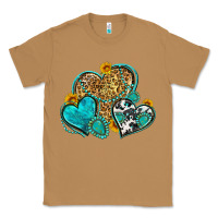 Toasted Coconut western turquoise hearts Classic Tee - Zillion Design Studio